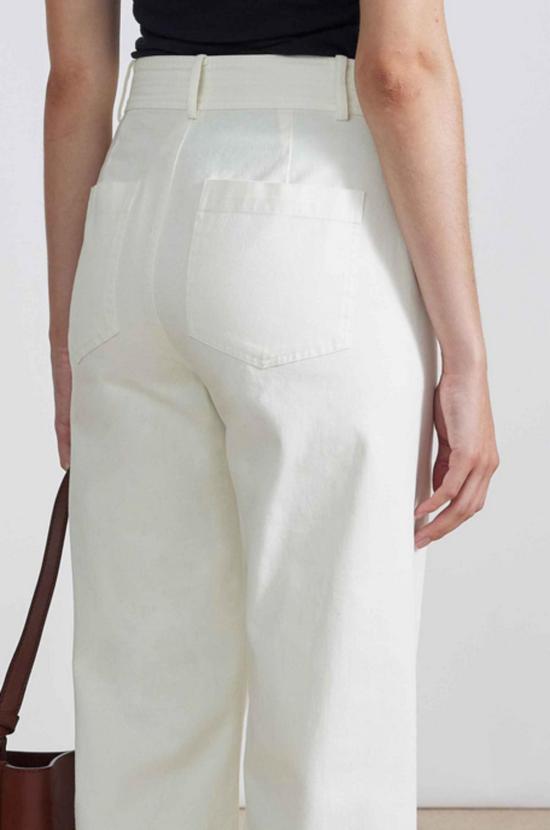  어피스 어파트 스트레이트 팬츠 Apiece Apart Chino Merida Pant Cream - APIECE APART