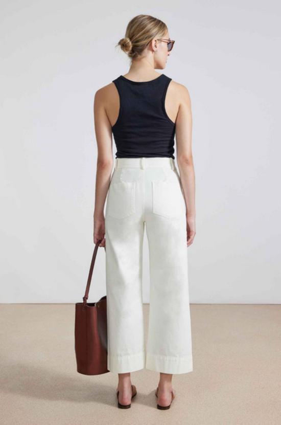  어피스 어파트 스트레이트 팬츠 Apiece Apart Chino Merida Pant Cream - APIECE APART