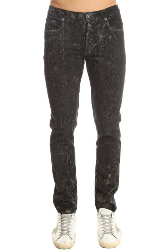  Robert Geller 데님 팬츠 로버트 겔러 타입 2 S 데님 진 샤터드 블랙