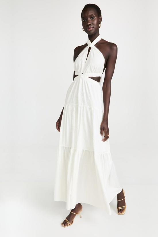  시그니피컨트 아더 롱 원피스 Significant Other 클레멘타인 드레스 크림 체크 - SIGNIFICANT OTHER