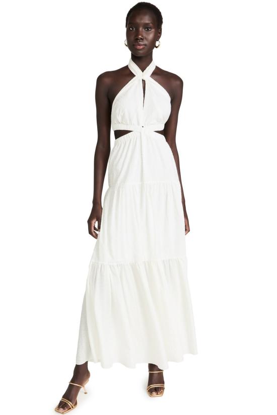  시그니피컨트 아더 롱 원피스 Significant Other 클레멘타인 드레스 크림 체크 - SIGNIFICANT OTHER