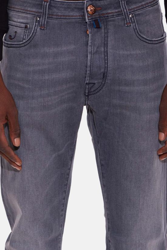  야콥코헨 데님 팬츠 Jacob Cohen Bard 데님 미디엄 구리 스티치 그레이 - JACOB COHËN