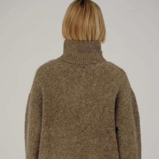  베어 니트웨어 스웨터 빌리 지퍼 - BARE KNITWEAR