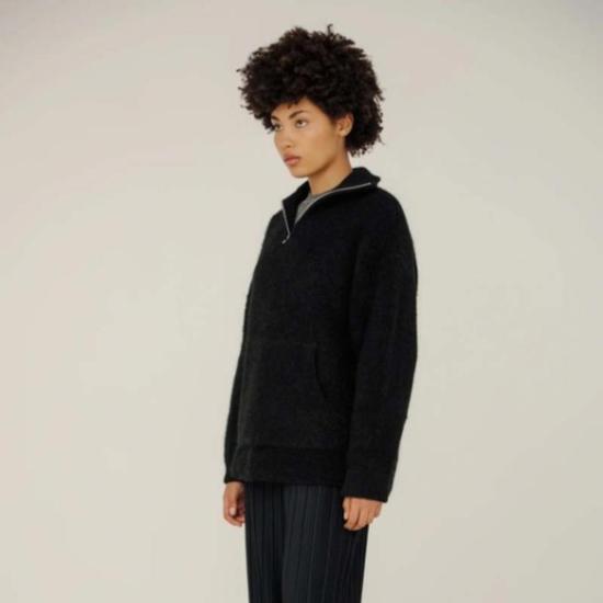  베어 니트웨어 스웨터 빌리 지퍼 - BARE KNITWEAR