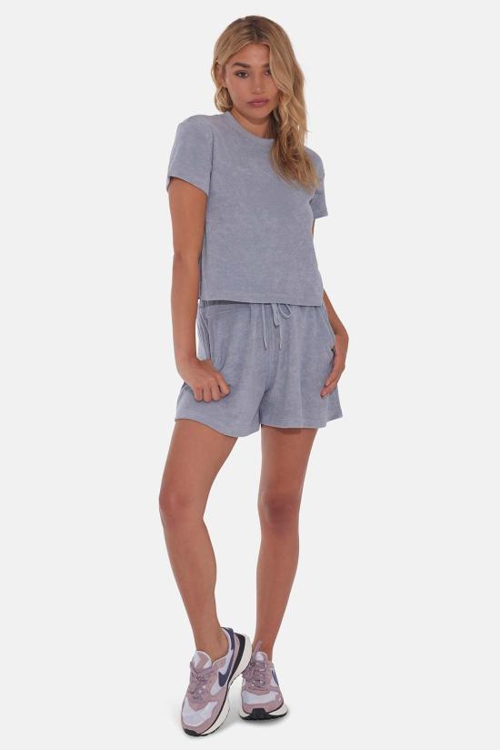  더 타일 클럽 숏팬츠 타일 클럽 샘 테리 숏 그레이 - THE TILE CLUB