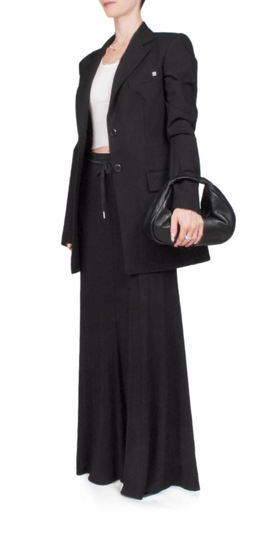  헬무트랭 수트 자켓 헬무트 랭 웨이스티드 폰테 블레이저 블랙 - HELMUT LANG