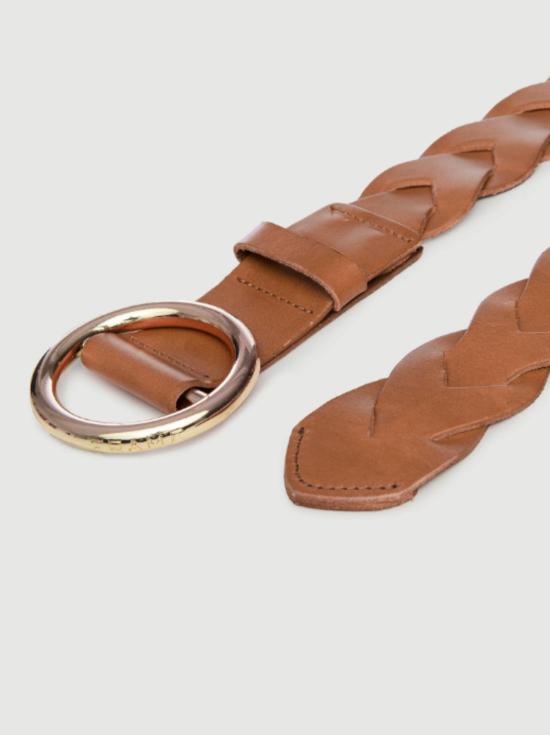  프레임 레귤러 벨트 데님 브레이디드 O 링 랩 - FRAME