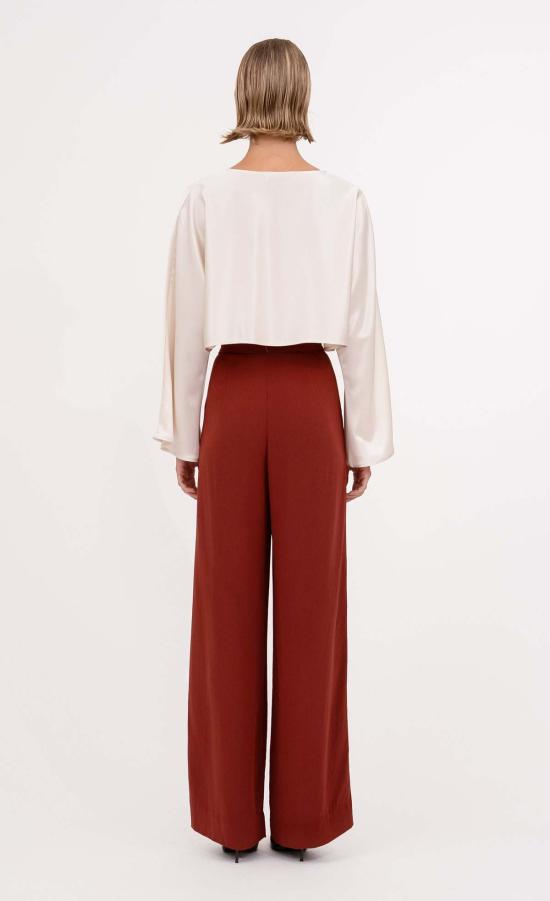  논살란트 레이블 민소매 티셔츠 논차란트 라벨 엘레나 크롭 샴페인 - NONCHALANT LABEL