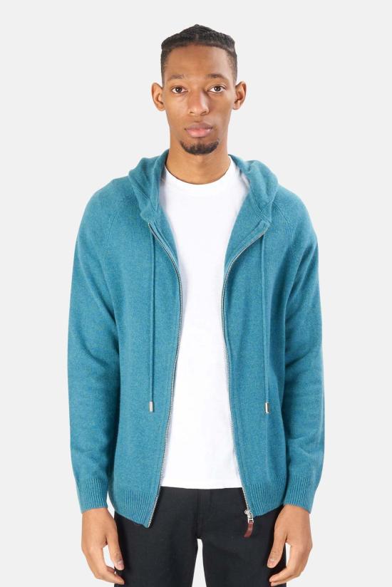  The Tile Club 후드 티셔츠 타일 클럽 스탠포드 지퍼 캐시미어 후드 티셔츠 제이드