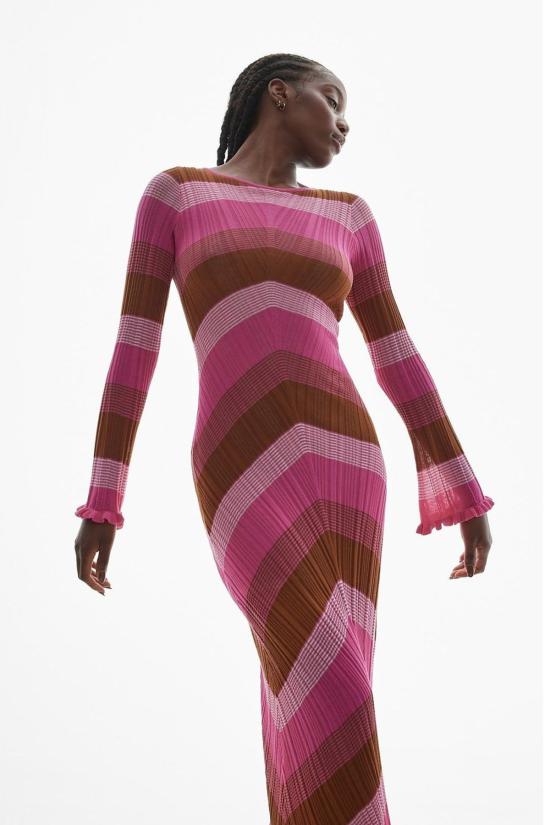  시그니피컨트 아더 롱 원피스 Significant Other Gabriela 맥시 드레스 플로스 스트라이프 - SIGNIFICANT OTHER