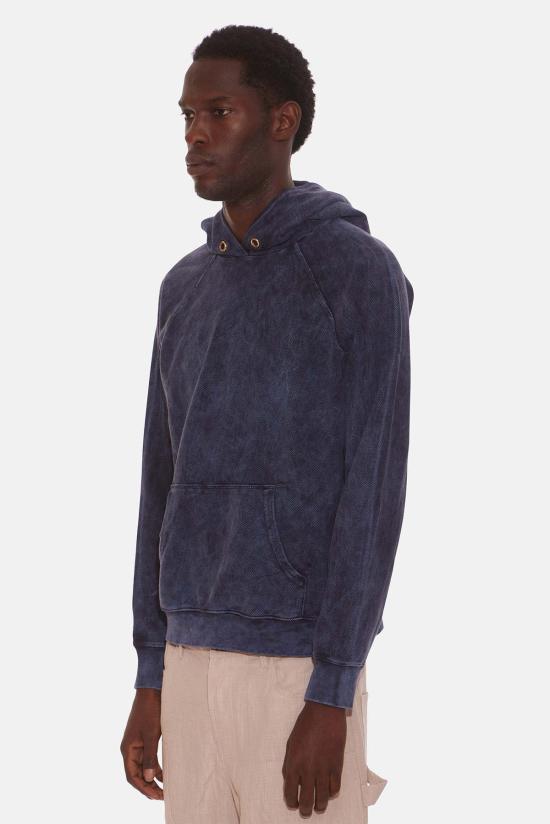  레스 티엔 후드 티셔츠 Les Tien Raglan 후디 애시드 네이비 - LES TIEN