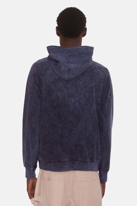  레스 티엔 후드 티셔츠 Les Tien Raglan 후디 애시드 네이비 - LES TIEN