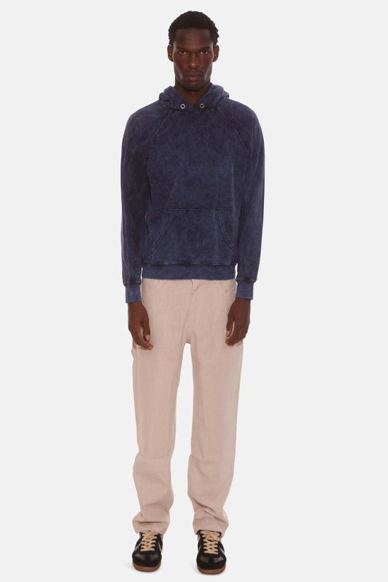  레스 티엔 후드 티셔츠 Les Tien Raglan 후디 애시드 네이비 - LES TIEN