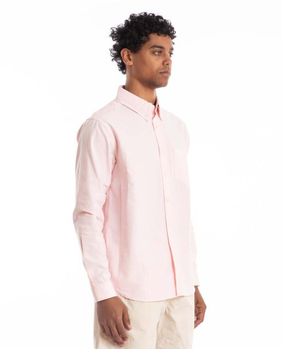  Knickerbocker 긴팔 셔츠 니커보커 아메리칸 래그 비피 아이코닉 옥스포드  핑크 - OTHER BRANDS