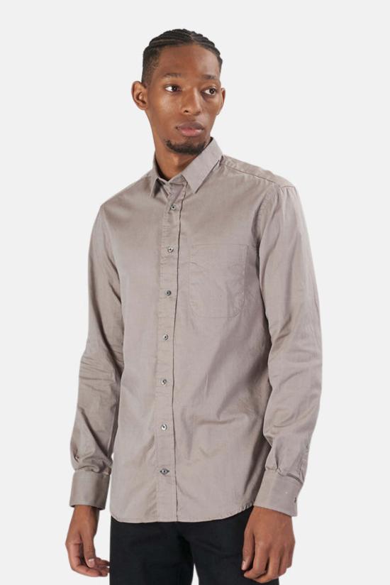  Blue&Cream 긴팔 셔츠 블루&크림 핀포인트 버튼 다운  퍼티 - BLUE&CREAM