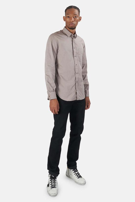  Blue&Cream 긴팔 셔츠 블루&크림 핀포인트 버튼 다운  퍼티 - BLUE&CREAM