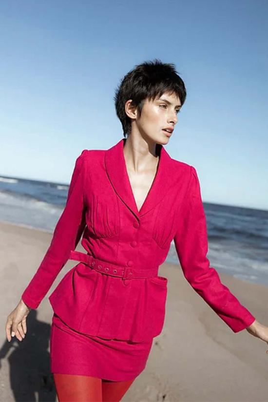  Tach Clothing 데님 스커트 타치 클로딩 카이 스커트 마젠타 - OTHER BRANDS