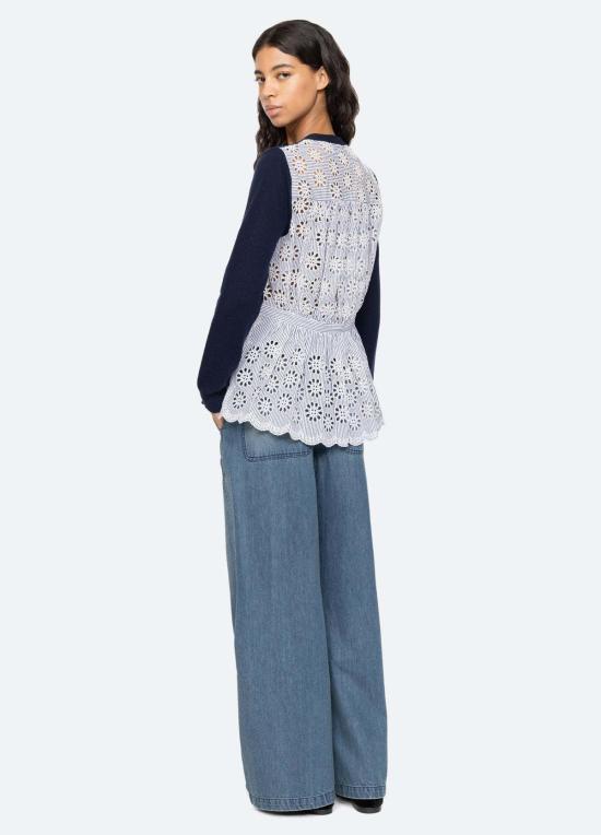  씨뉴욕 가디건 Sea Ny Lennon 카디건 네이비 - SEA NY