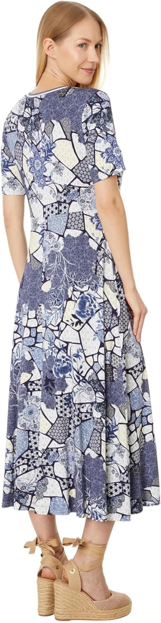  조니 와스 롱 원피스 Johnny Was Tee 미디 드레스 문라이트 글래스 - JOHNNY WAS