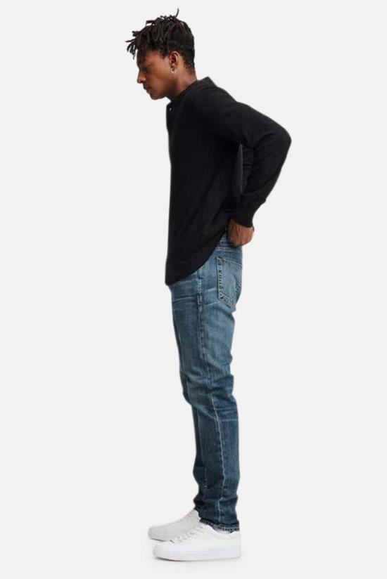  랙앤본 긴팔 티셔츠 래그 앤 본 클래식 헨리 제트 블랙 - RAG & BONE