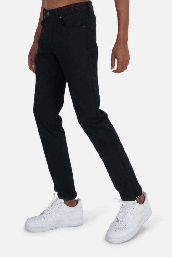  카토 데님 팬츠 더펜 슬림 진 블랙 로우 - KATO