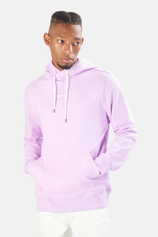  Blue&Cream 후드 티셔츠 블루&크림 선셋 후드 풀오버 페이디드 라벤더 - BLUE&CREAM