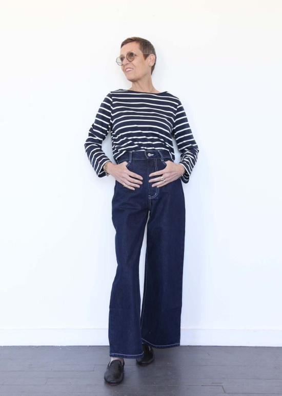  코우토우 데님 팬츠 세일러 진 인디고 데님 - KOWTOW