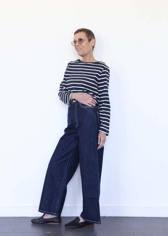  코우토우 데님 팬츠 세일러 진 인디고 데님 - KOWTOW