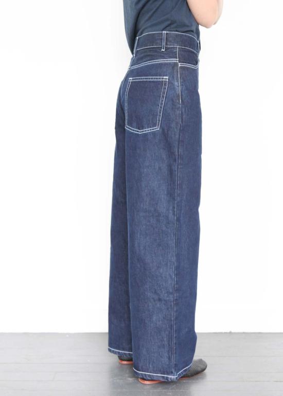  코우토우 데님 팬츠 세일러 진 인디고 데님 - KOWTOW