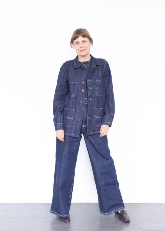  코우토우 데님 팬츠 세일러 진 인디고 데님 - KOWTOW