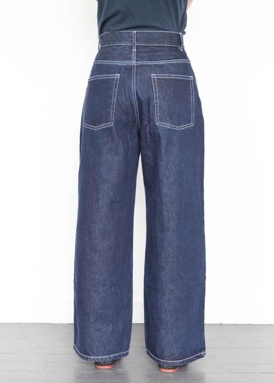  코우토우 데님 팬츠 세일러 진 인디고 데님 - KOWTOW