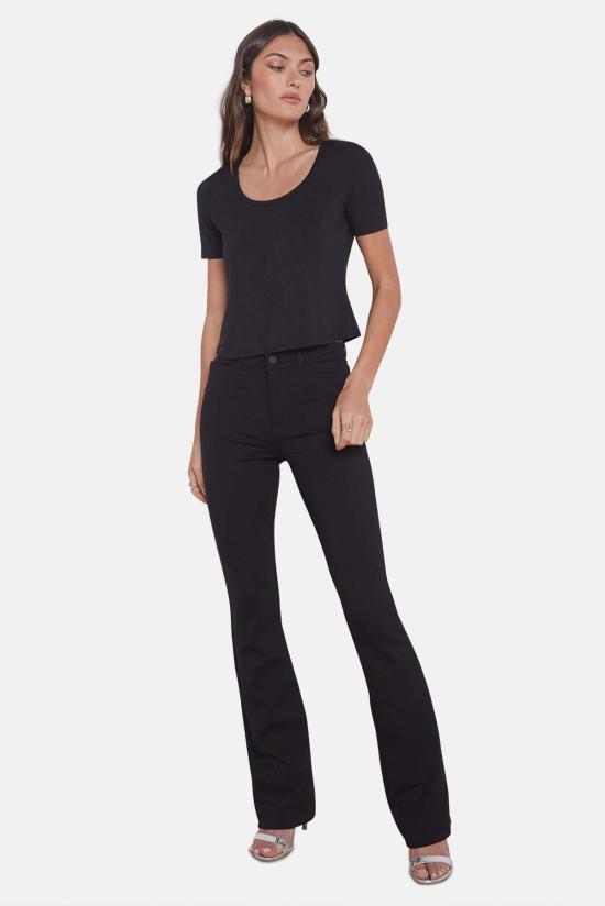  라장스 데님 팬츠 L'agence Selma Jean Black - L'AGENCE