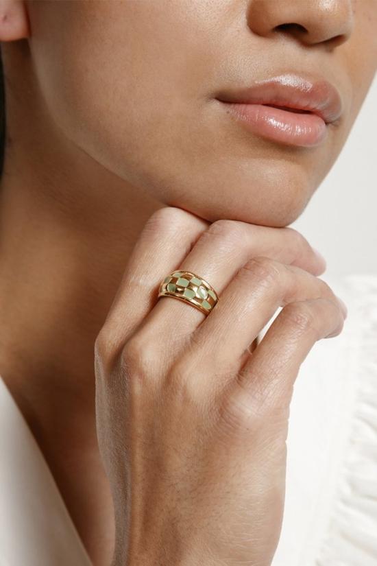  울프 시러스 반지 울프 서커스 클라라 링 그린/골드