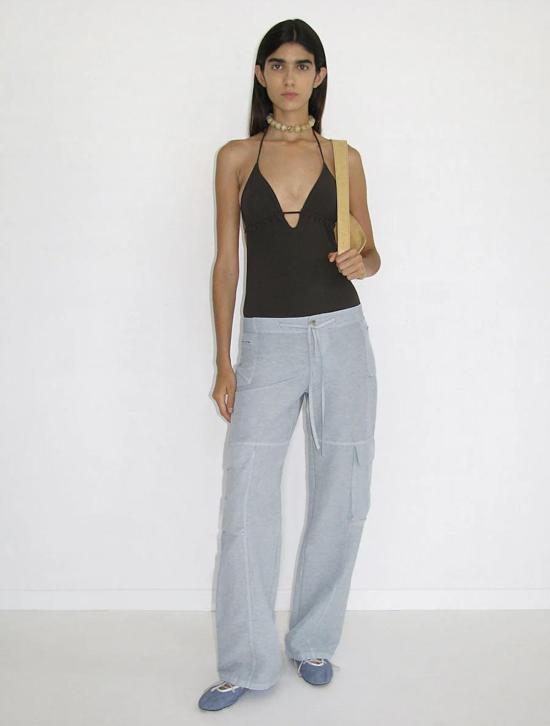  팔로마울 스트레이트 팬츠 팔로마 울 플로레스타 카고 팬츠 라이트 블루