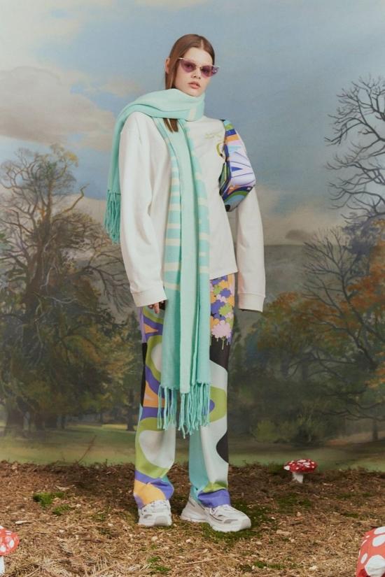  하우스오브써니 긴팔 티셔츠 하우스 오브 선니 플랜타시아 스케이트 티 퓨어 화이트 - HOUSE OF SUNNY