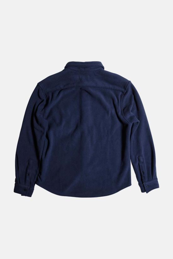  블루&크림 자켓 폴라 플리스 오버셔츠 다크 로얄 - BLUE&CREAM