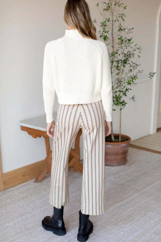  에머슨 프라이 크롭 팬츠 에브리데이 팬츠 로키 스트라이프 진저/아이언 - EMERSON FRY