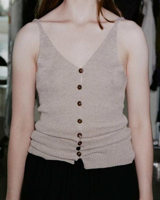  베이스레인지 민소매 티셔츠 오더 탑 - BASERANGE