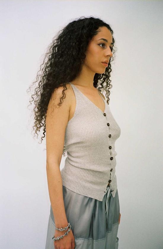  베이스레인지 민소매 티셔츠 오더 탑 - BASERANGE