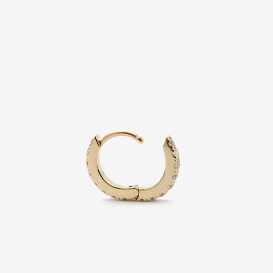  잭 앤 지 이어링 잭 + G 하프 페이브 다이아몬드 스너기 후프 - JACK + G