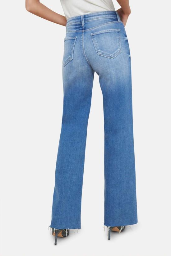  라장스 데님 팬츠 에이전스 스코티 와이드 레그 진 헤이워드 - L'AGENCE