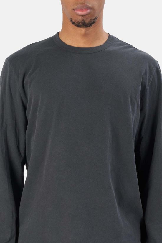  제임스펄스 긴팔 티셔츠 제임스 퍼스 라이트웨이트 저지 크루 롱슬리브 티 카본 피그먼트 - JAMES PERSE