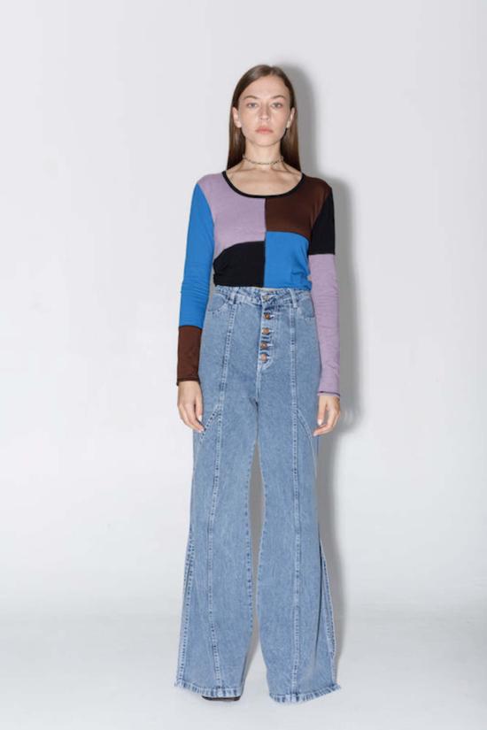  Mandinga 데님 원피스 스노이 피그  미디엄 워시