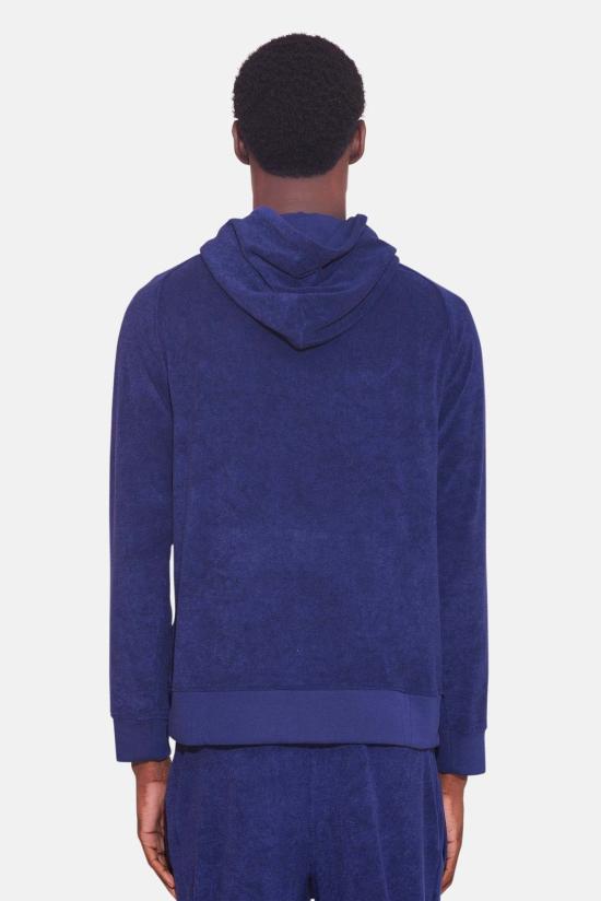  Blue&Cream 후드 티셔츠 블루&크림 테리 풀오버 후드티 리치 네이비 - BLUE&CREAM