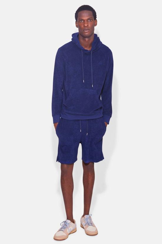  Blue&Cream 후드 티셔츠 블루&크림 테리 풀오버 후드티 리치 네이비 - BLUE&CREAM