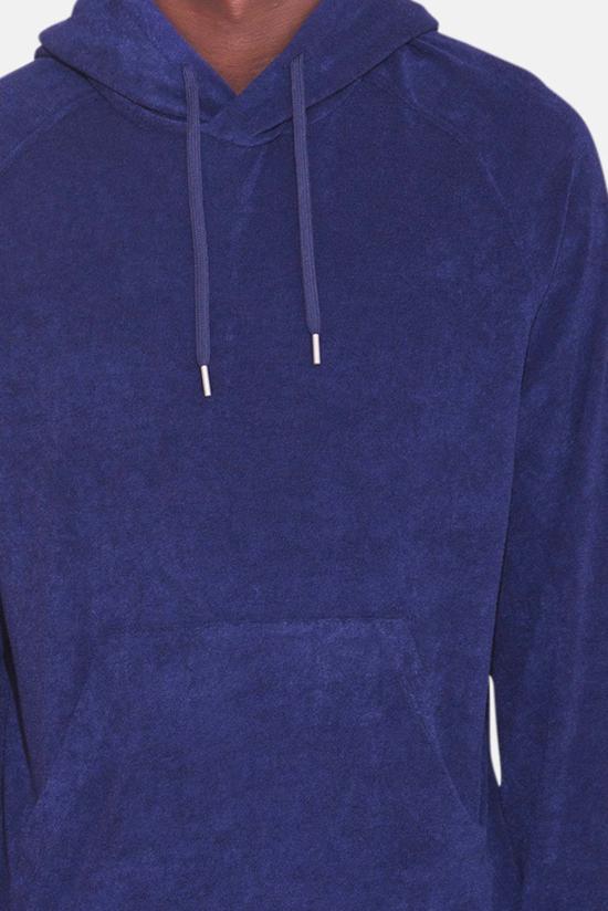  Blue&Cream 후드 티셔츠 블루&크림 테리 풀오버 후드티 리치 네이비 - BLUE&CREAM