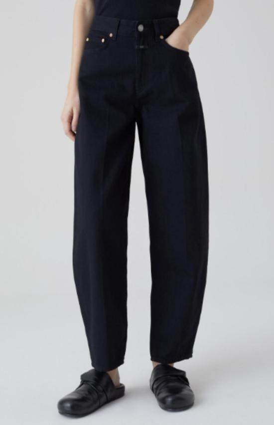  클로즈드 데님 팬츠 닫힌 파이나 와이드 레그 진 - CLOSED