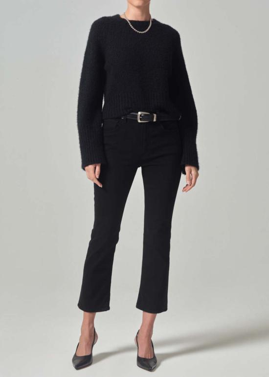  시티즌 오브 휴머니티 데님 팬츠 이솔라 크롭 부츠 블랙