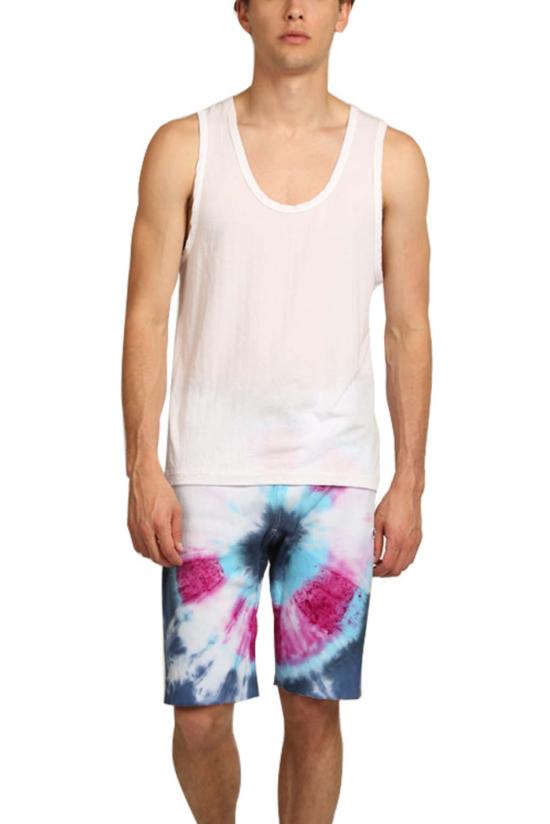  브룸 민소매 티셔츠 V/룸 니트 탱크 화이트