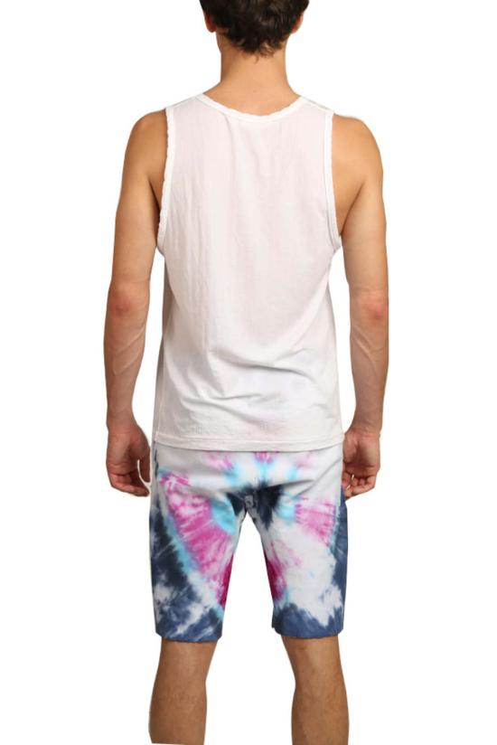  브룸 민소매 티셔츠 V/룸 니트 탱크 화이트 - V::ROOM